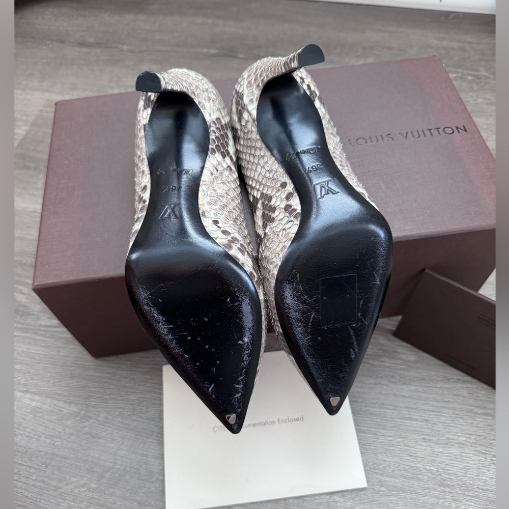 Louis Vuitton Python Pumps - image 5